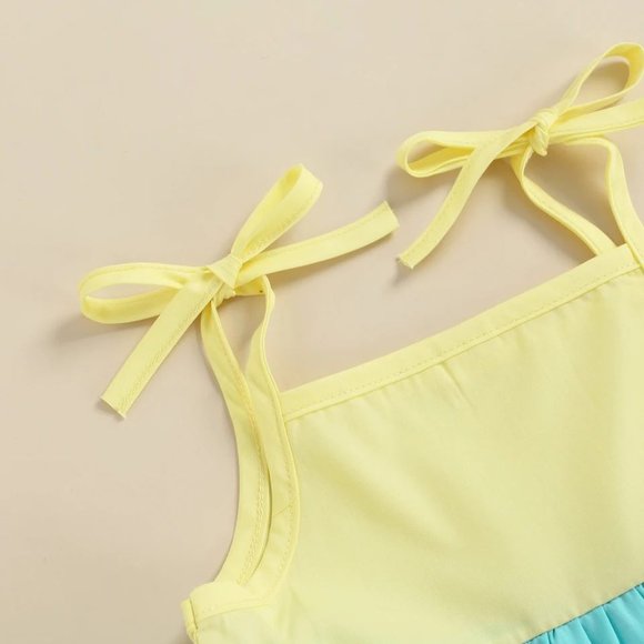 NEW Girl's Pastel Rainbow Dress - Picture 5 of 5